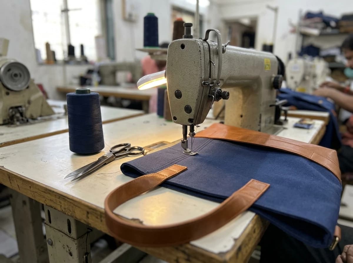 AU Prime Mumbai Bag Manufacturing Machine Stitching