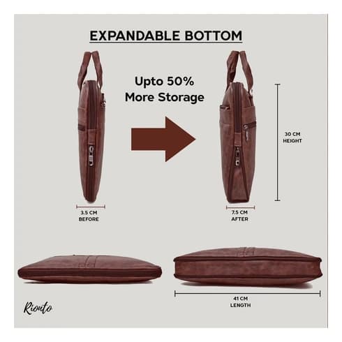 Signature Officer Laptop Bag #507 - AU Prime Bags Manufacturer Mumbai